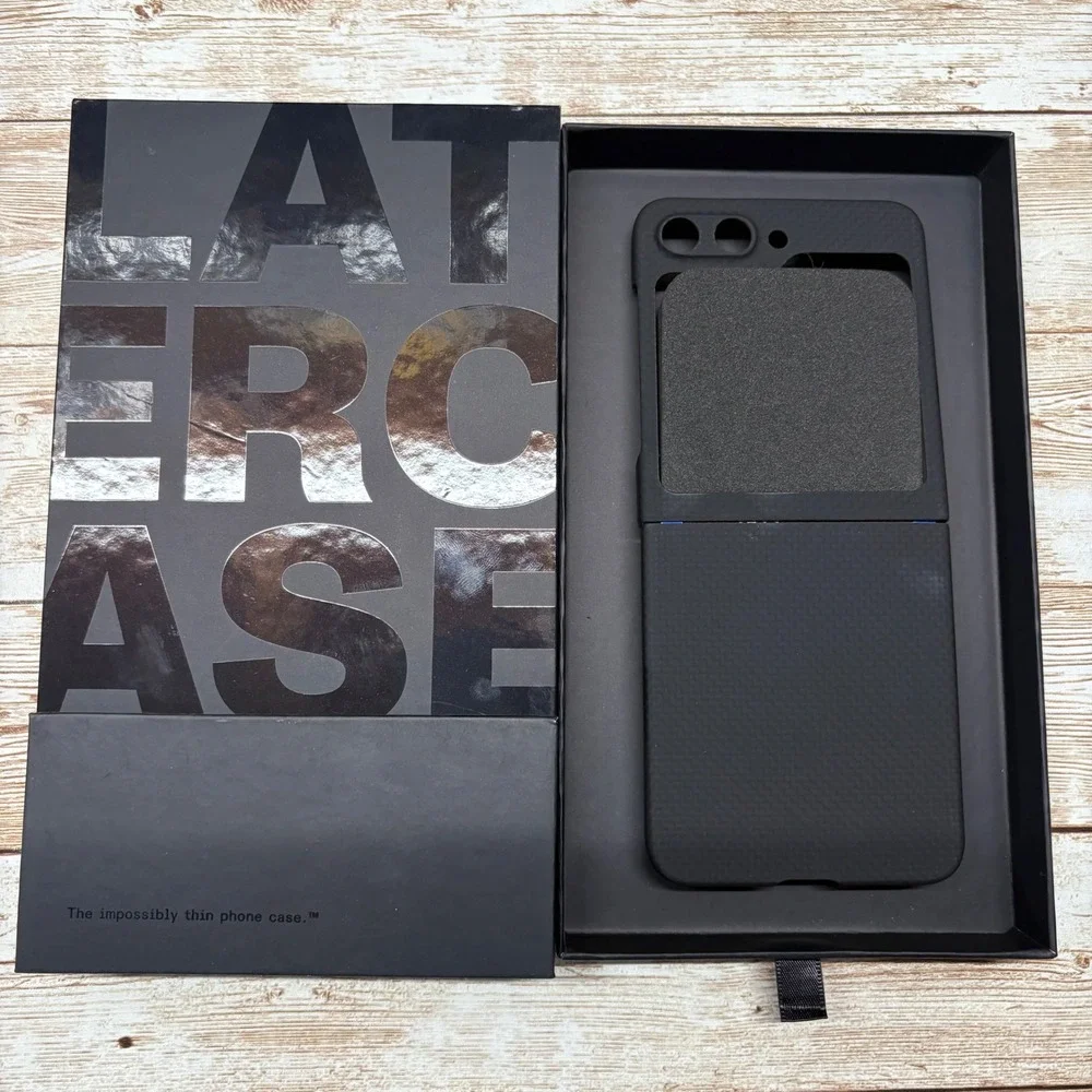 Latercase Galaxy Z Flip‎ 5 Midnight Phone Case Impossibly Thin New Open Box